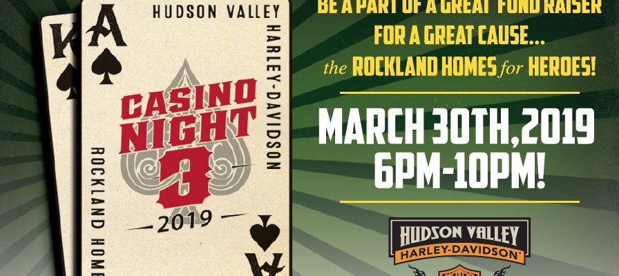 2019 Rockland Homes for Heroes Casino Night at Hudson Valley Harley Davidson
