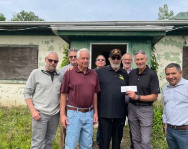 The New City Rotarians donate to Rockland Homes for Heroes